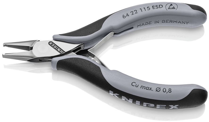Knipex 64 22 115 ESD End cutting nippers ESD 115 mm black