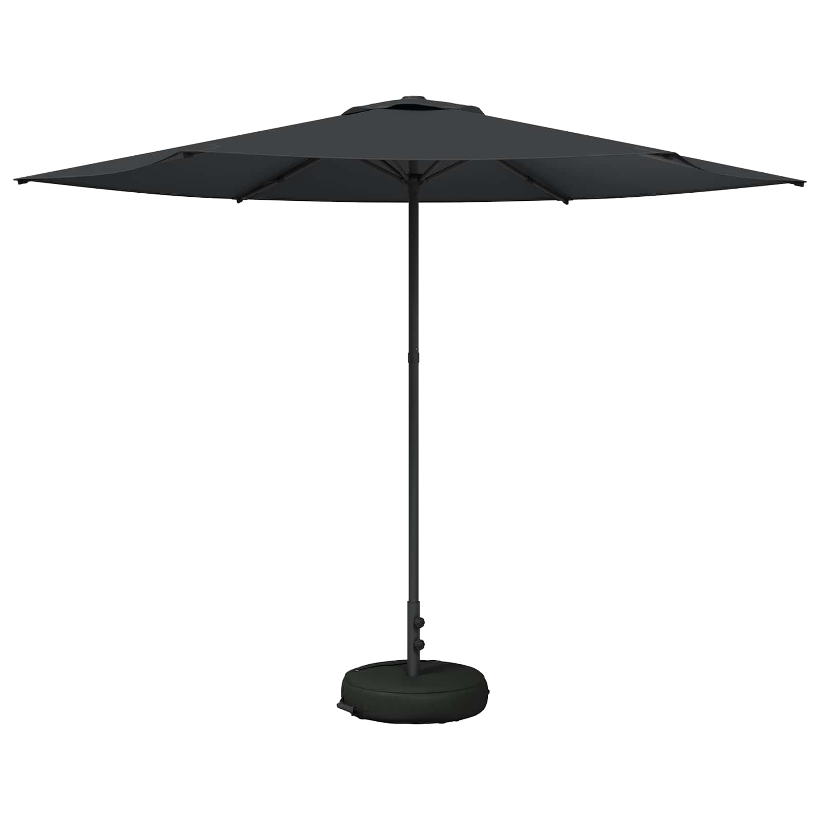 Garden Parasol With Base 300 X 300 Cm Polyester Rectangular Vidaxl