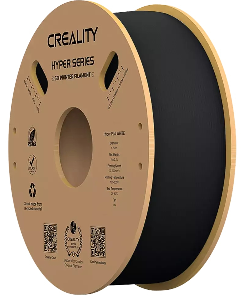 Creality 3D Creality Filament Hyper Pla 1,75 Mm 1Kg Größe 1.75 Schwarz - Bild 10