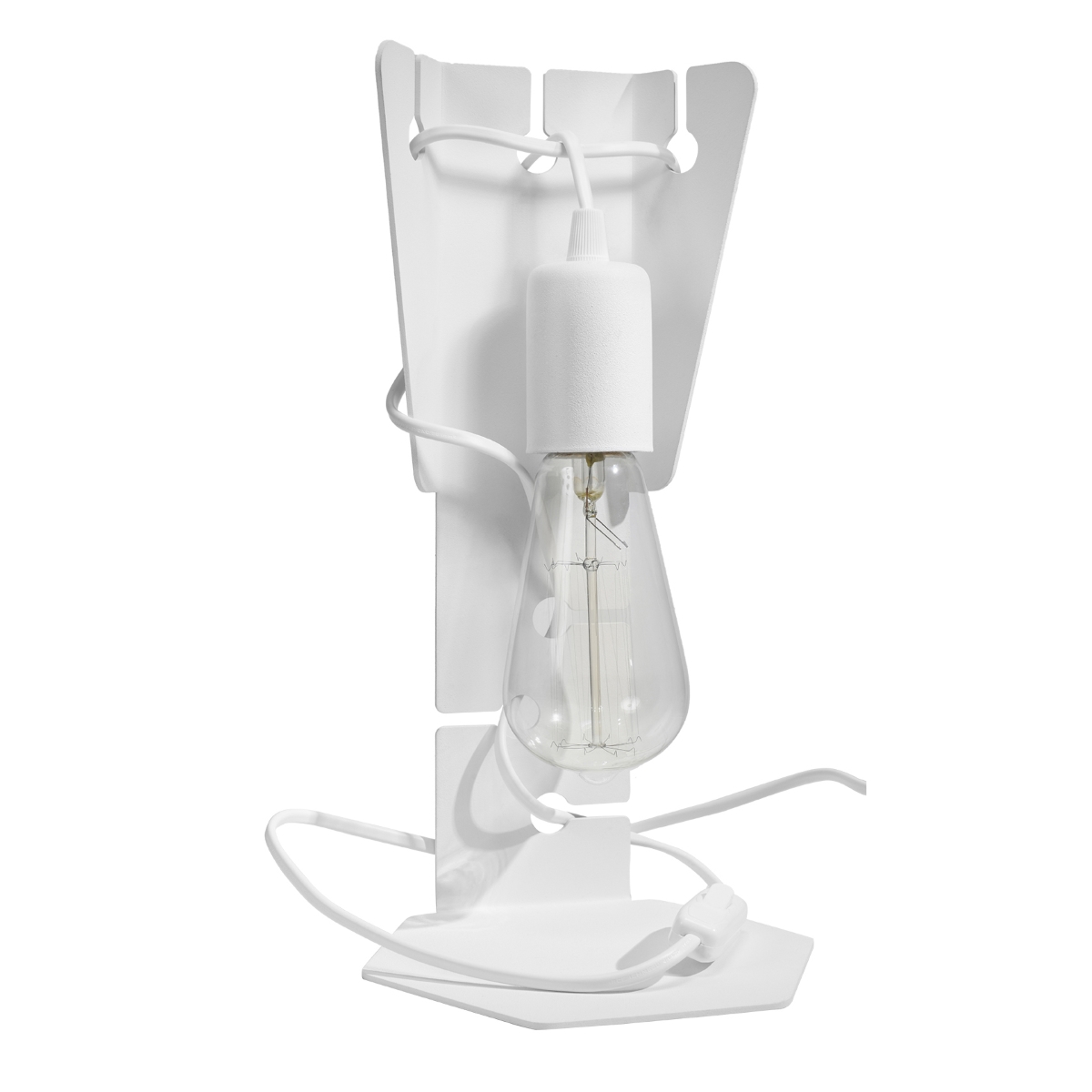 Sollux Weiß Arby Schreibtischlampe 1 E27 Solux Sl.0879