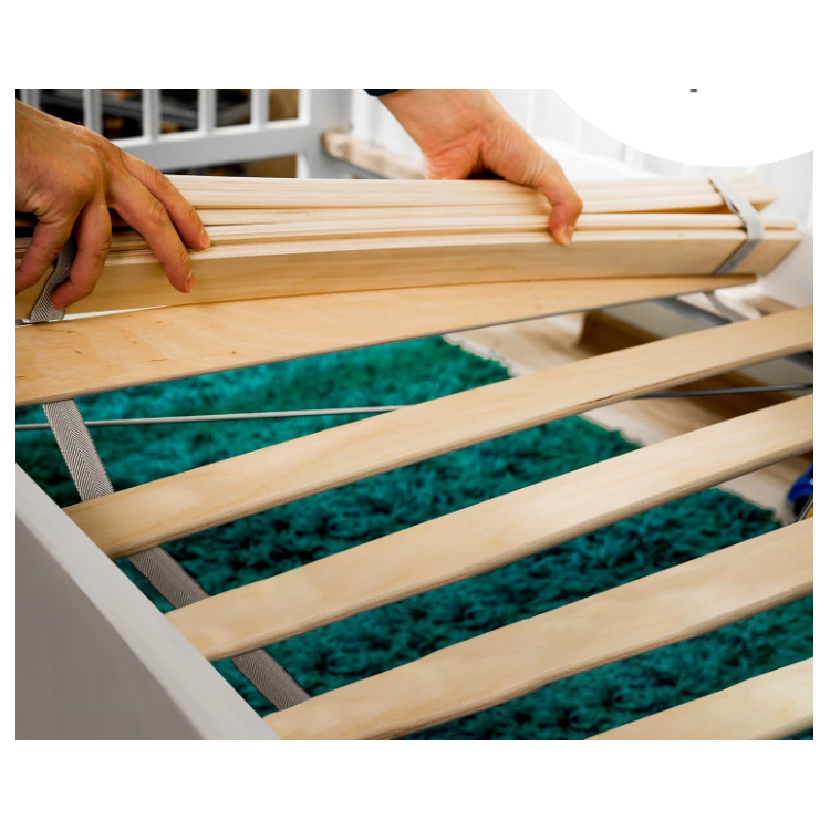 Bysommiflex – Sommier À Lattes 140x200 – Enroulé Pour Lit 2 Personnes