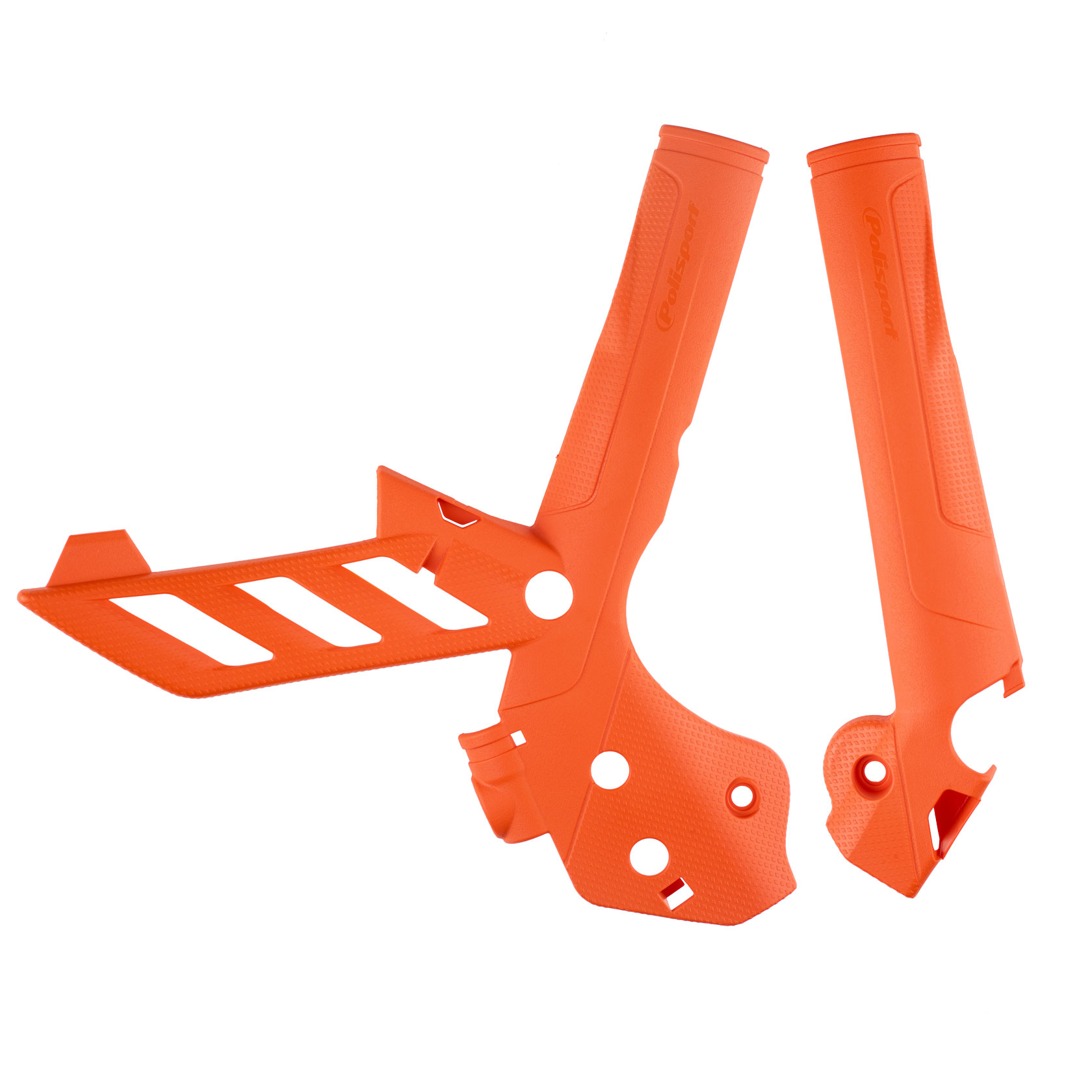 Für POLISPORT 8466500002 POL Frame shields (colour orange) fits KTM Frame shiel - Bild 5