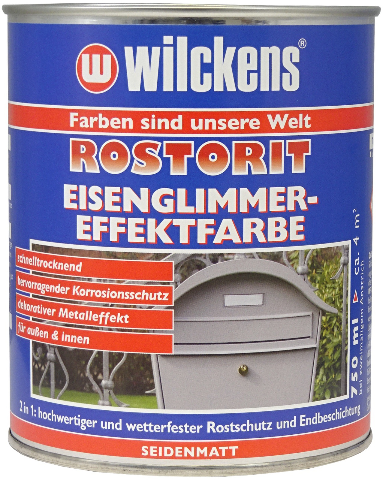 Nopolux Wilckens Granit-silberlack, 750 Ml Dose