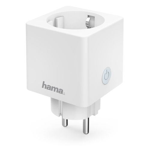 Hama Weiß 1X3 Wifi-Steckdose, Klein Quadratisch, 3680W/16A 176571