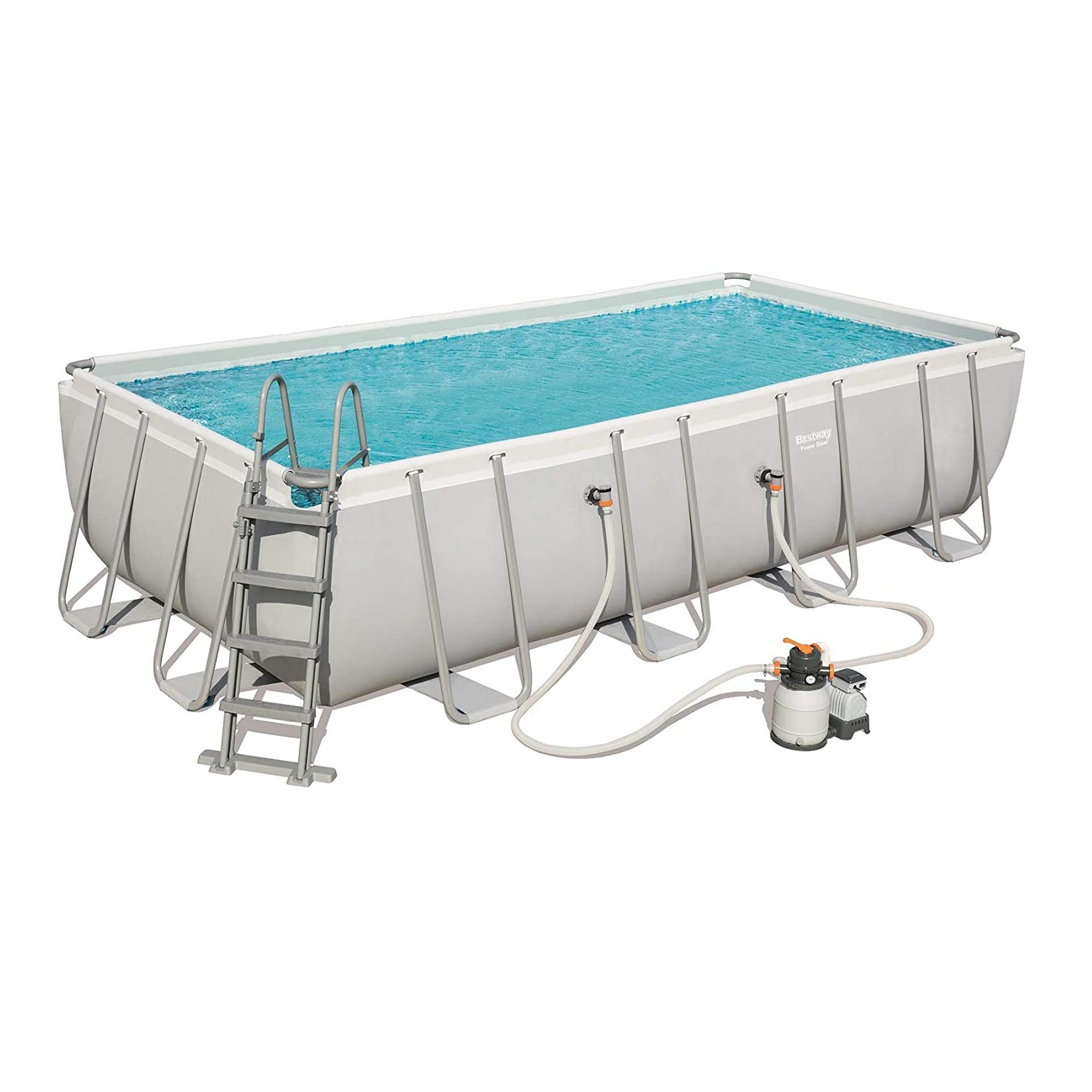 Bestway – Piscine tubulaire 549x274 cm – Volume 14812L – Avec filtration – Structure renforcée pour usage intensif