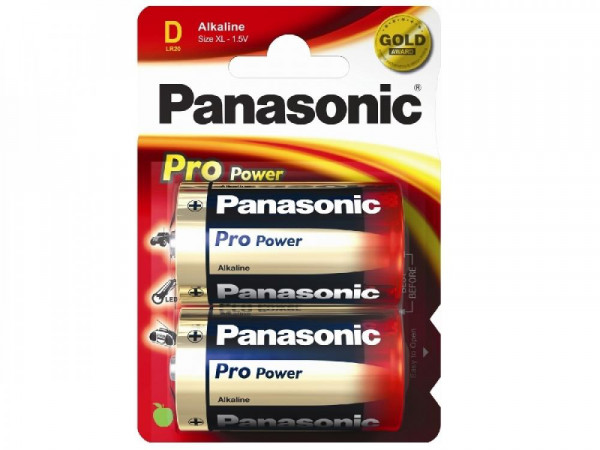 Panasonic Alkaline-Batterie 2 Stück Im Blister R20l