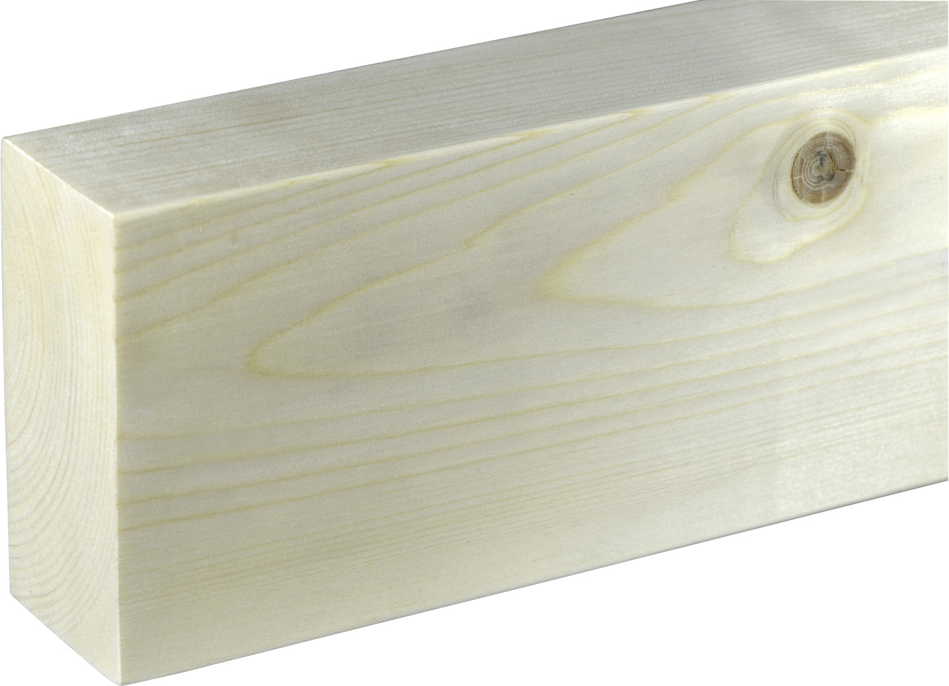 FN Neuhofer Rahmenholz gerundet 100 cm 115 x 55 mm Fichte - Image 2