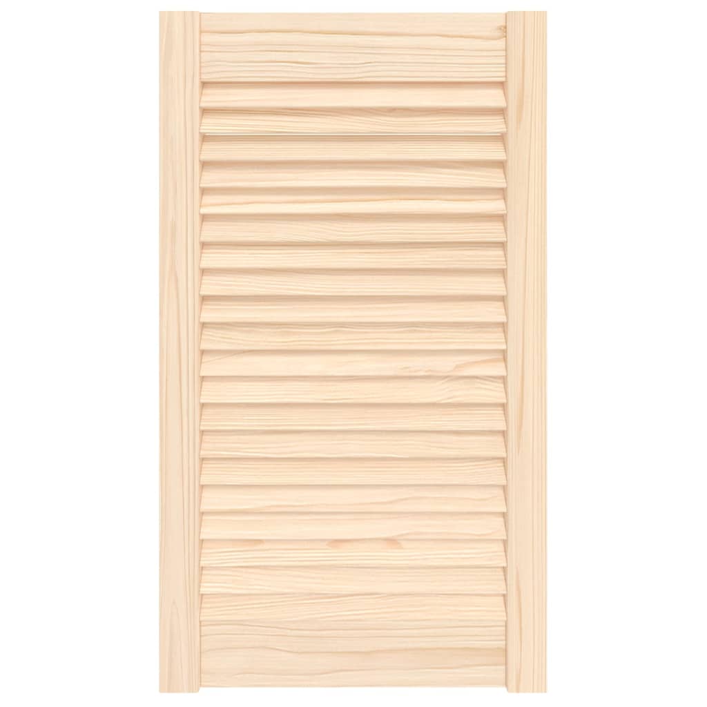 Cabinet Door Louvred Design 69x39.4 Cm Solid Wood Pine Vidaxl