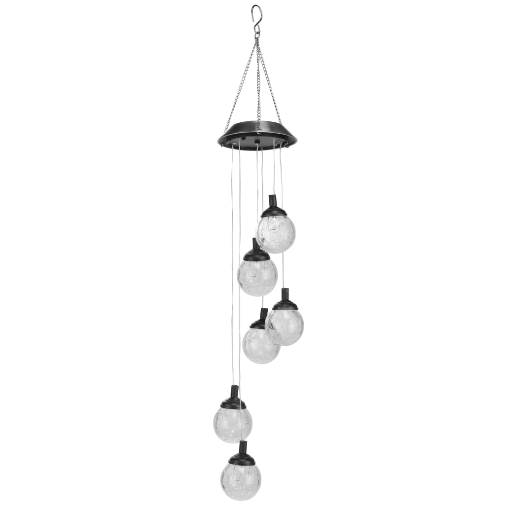 Perle Rare Hi Solar Led Deko-licht Risse-glas-design 6 Lampen