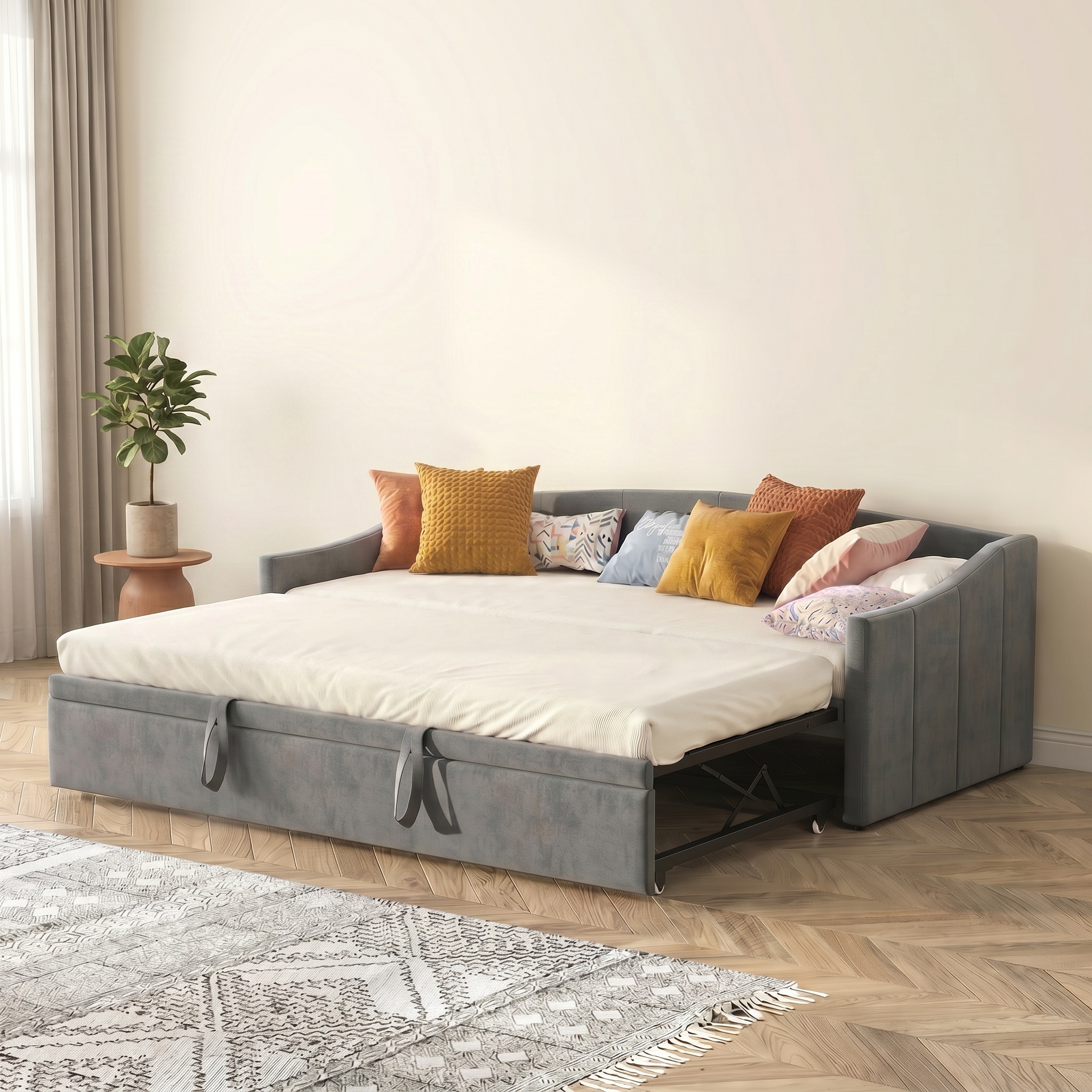 Canapé Lit Convertible 90x190/180x200 Cm