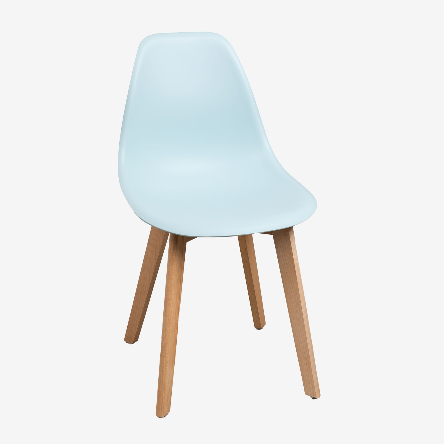 Sklum - Chaise De Salle À Manger En Polypropylène Et Bois De Hêtre