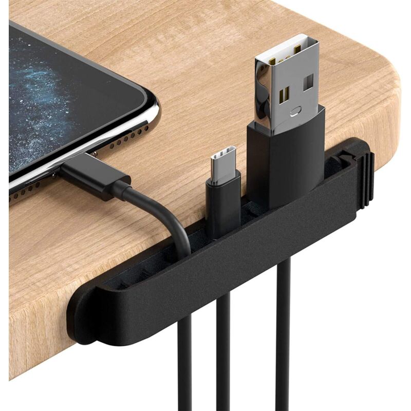Clip Per Cavi, Organizer Da Scrivania, Contenitore Per La Scrivania, Accessorio Per Ufficio, Organizzatore Di Cavi, Fascetta Per Cavi, Gestione Dei Cavi, Adatto Per Cuffie / Cavi Dati / Mouse, Ecc. (n