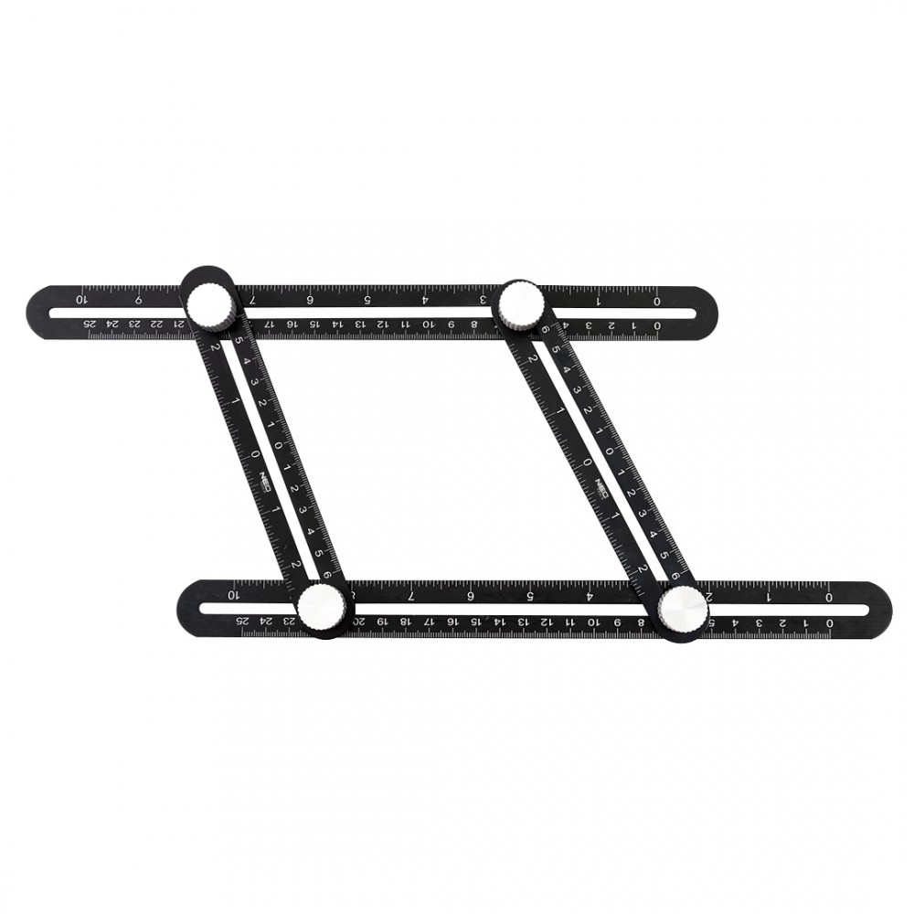Graphite Winkelmesser, 4 Arme
