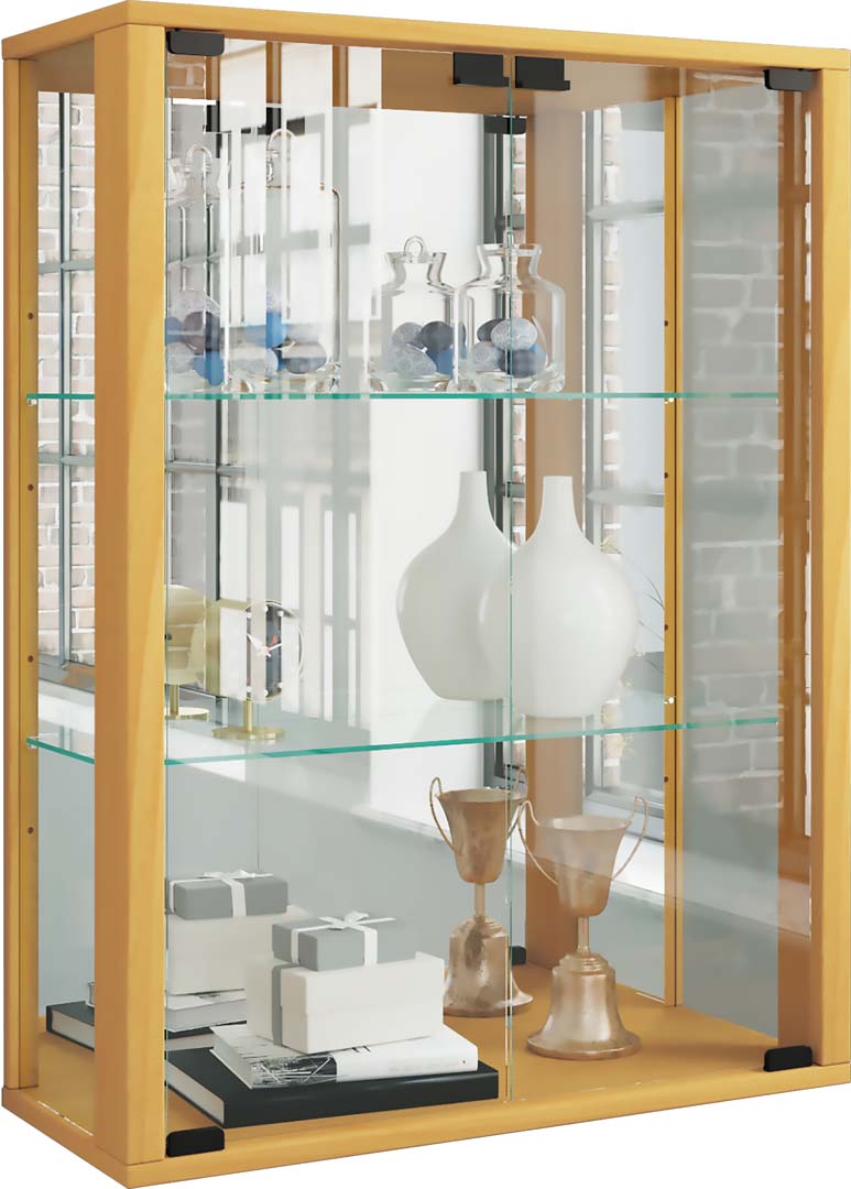 VCM Vitrine »Udina«, BxH: 60 x 80 cm, Holzwerkstoff/Glas - braun - Image 4