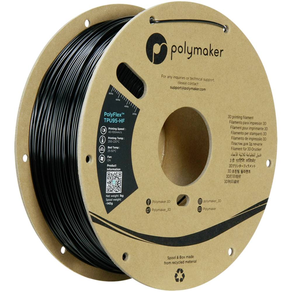 Polymaker PD03001 PolyFlex TPU95-HF UV-Resistant Highspeed 1.75mm ...