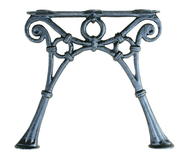 Pieds En Fonte Pour Banc – Lot De 2 – Hauteur 39 Cm – Trous Préparés