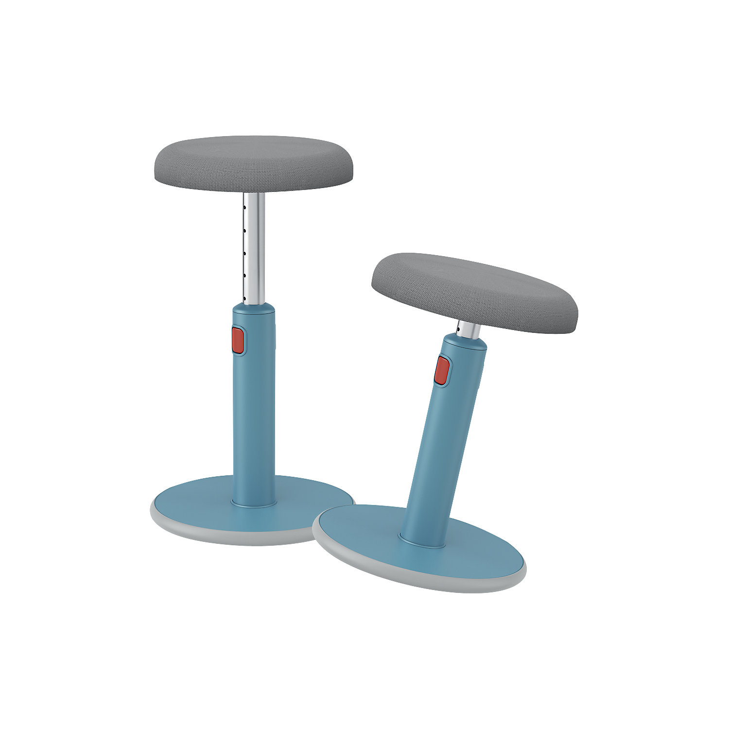 Leitz Ergo Cosy Sit Stand Stool Calm Blue 33099J