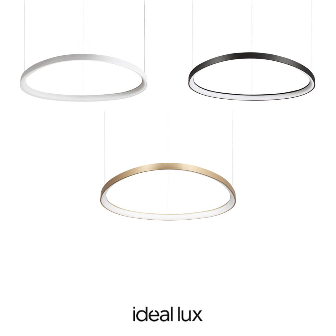 Lampada A Sospensione Gemini Sp D042 Ottone