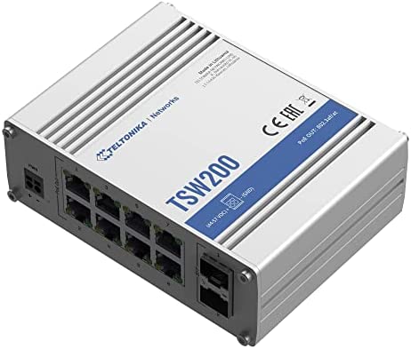 Teltonika TSW200 8 Port PoE+ 2x SFP Industrie Gigabit Switch -40°C~75°C - Bild 7