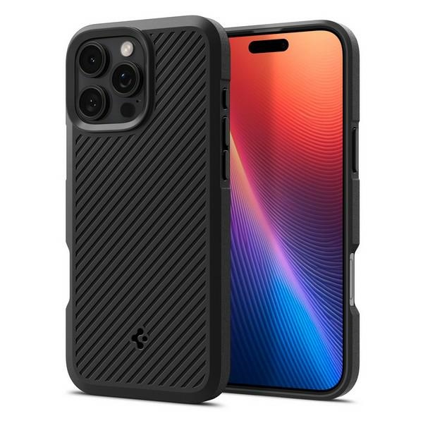 Spigen Core Armor iPhone 16 Pro Max czarny/matte black ACS08023 (Apple iPhone 16 Pro Max), Smartphone Hülle, Schwarz - Bild 3