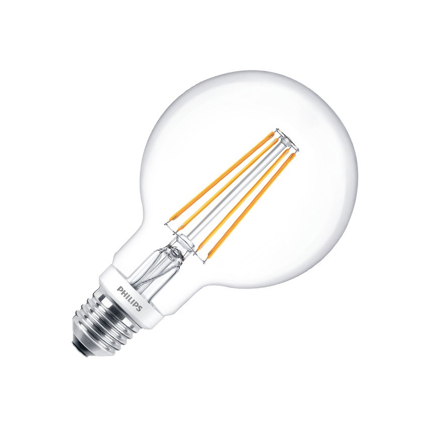 Philips - Led 929001387901 Led Eek E (A - G) E27 Globeform 7 W = 60 W Warmweiß (Ø X L) 95 Mm X 140 Mm