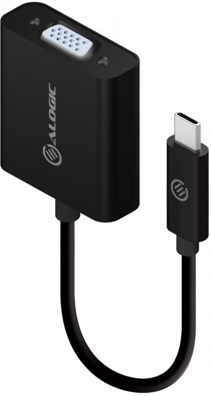 Alogic Adapter USB-C to VGA schwarz (VGA), Video Adapter, Schwarz - Image 4
