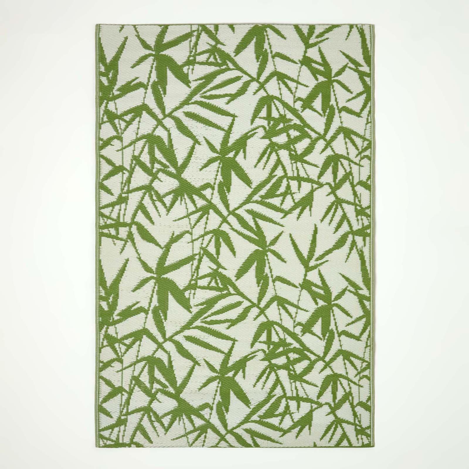 Homescapes Outdoor Rug Waterproof, Green Zena Tropical, 240 X 300 Cm