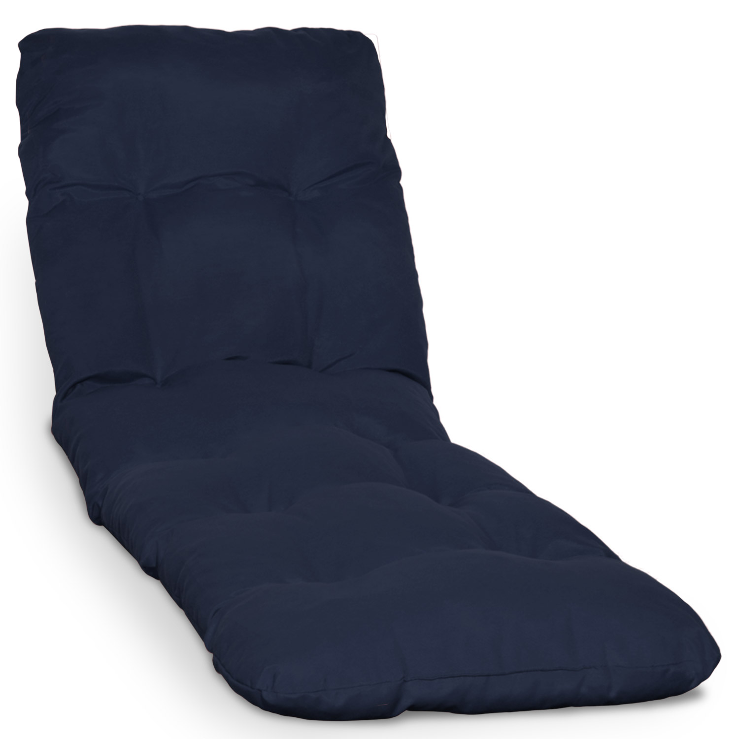 Beautissu - Matelas Coussin Pour Bain De Soleil Flair Rl Bleu Foncé