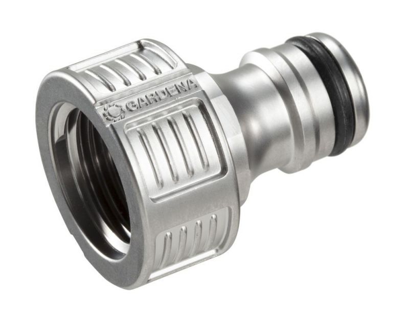 GARDENA 18240-50 Tap Connector Premium Metal Design 1/2" Secure Fit