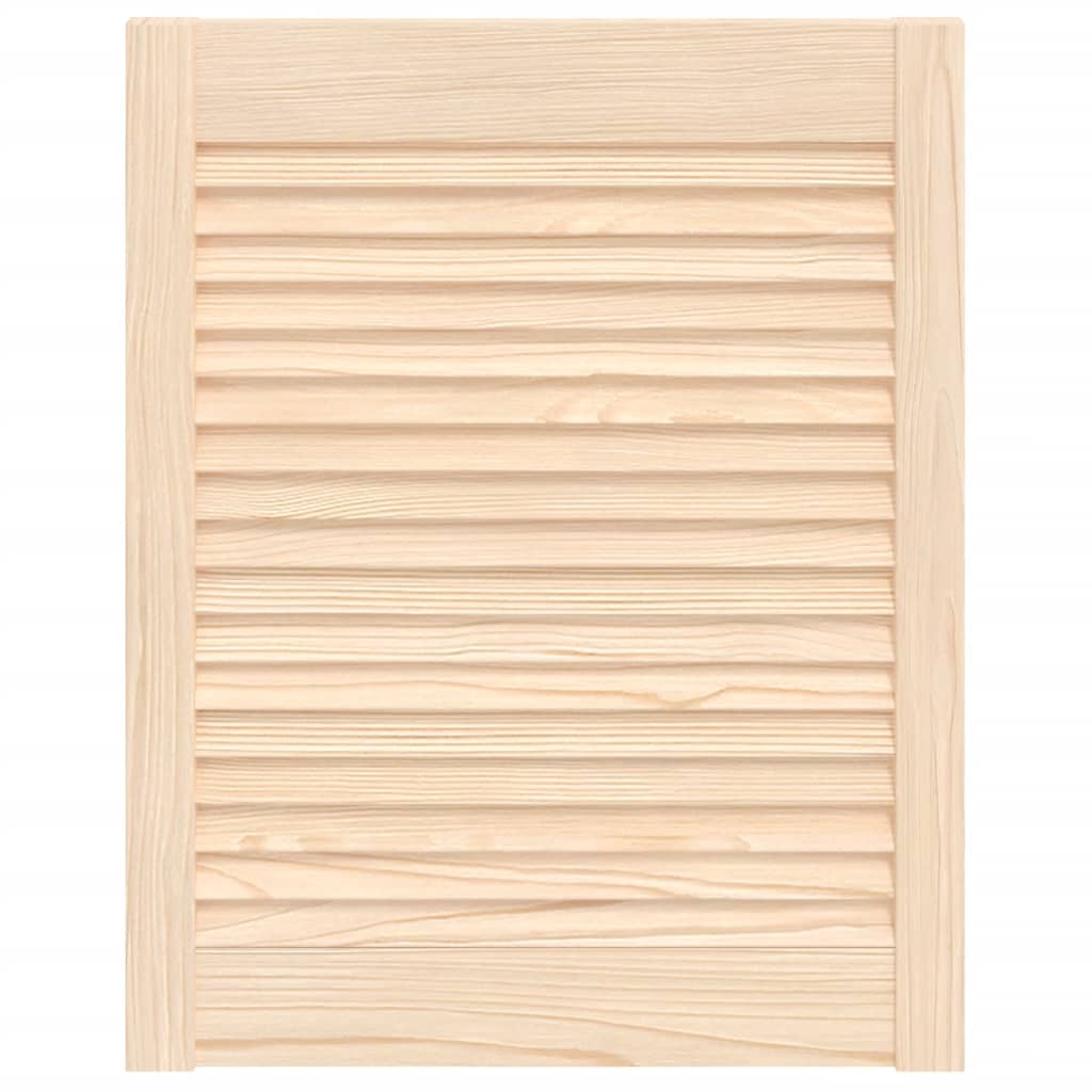 Cabinet Door Louvred Design 61.5x49.4 Cm Solid Wood Pine Vidaxl