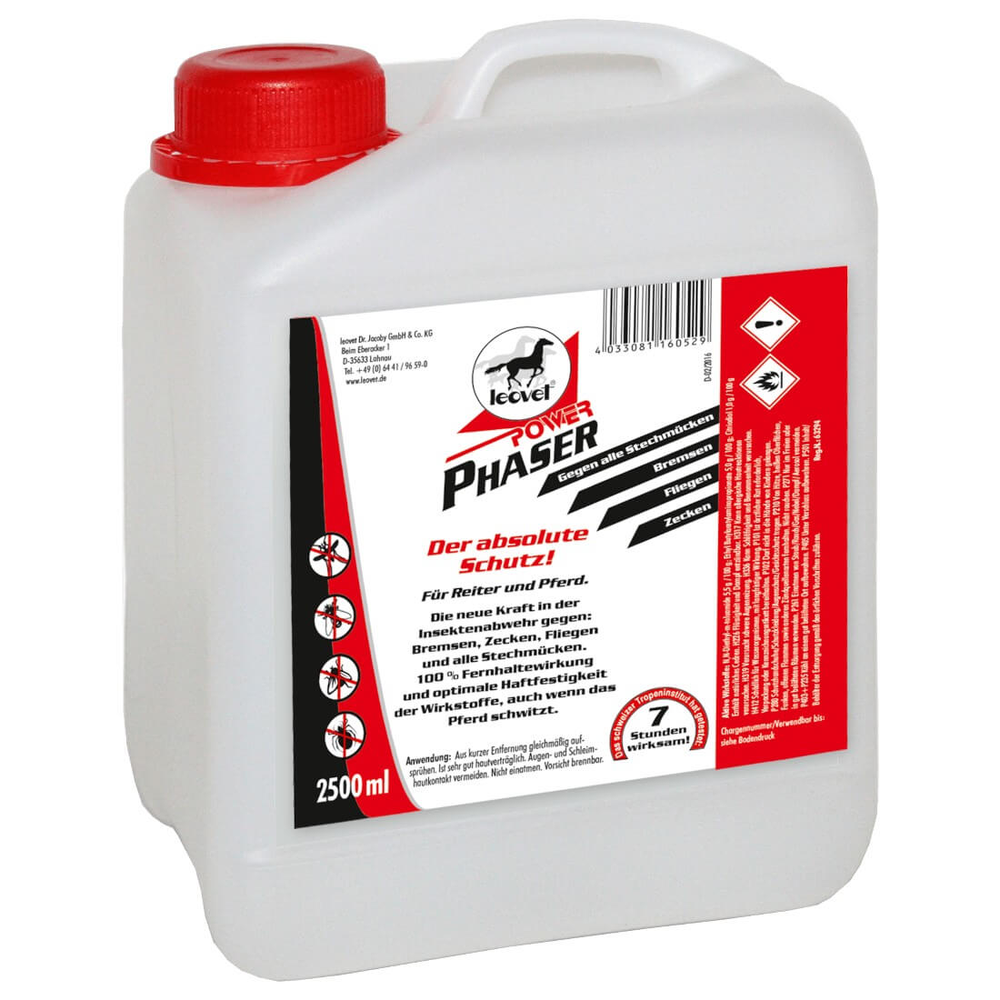 Leovet Unisex Blanc Nachfüllpackung Repellent Für Pferde Power Phaser - Image 6