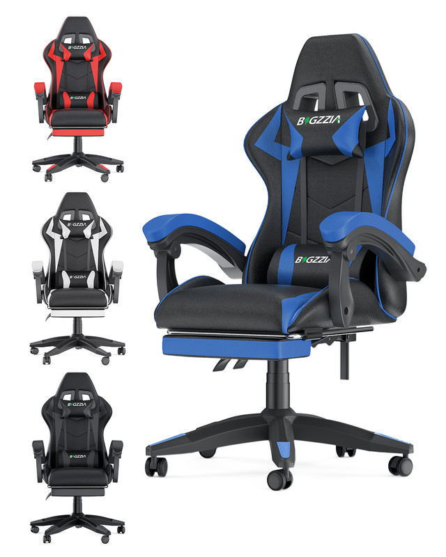 Fauteuil Gamer Ergonomique - Rattantree Chaise De Bureau - Avec