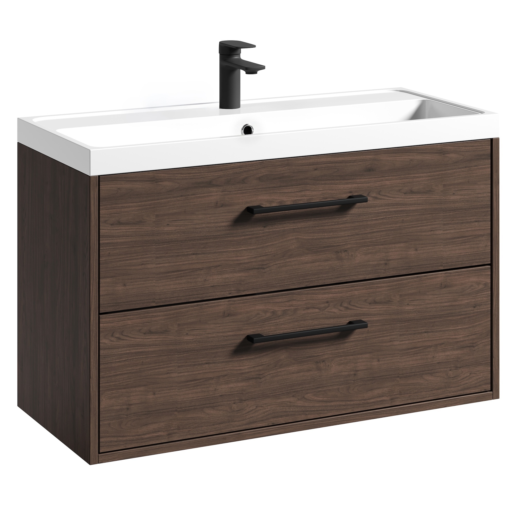 Badplaats Badezimmermöbel Florence 01 80 X 40 Cm – Walnuss – Hän