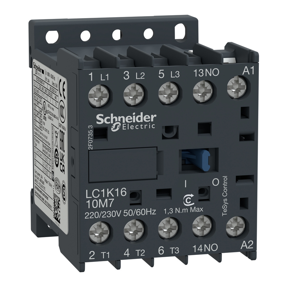 LC1K1610P7  - Schütz TeSys LC1-K 3P 440V 16A 230V LC1K1610P7 - Image 8