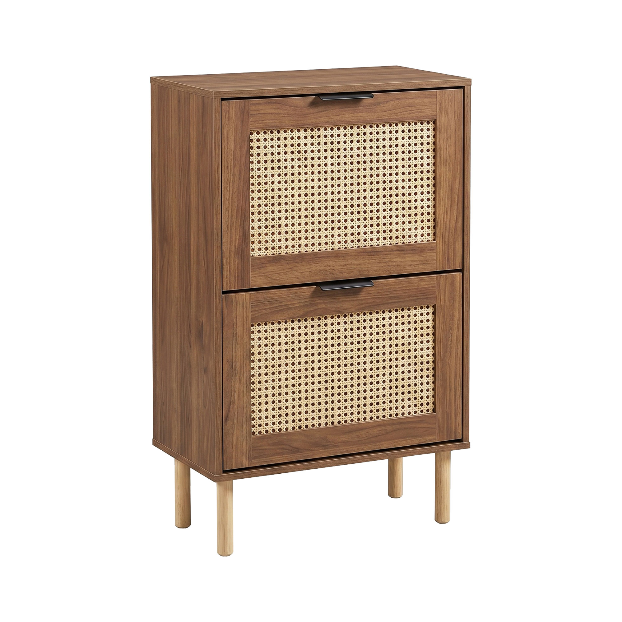 Yssor - Meuble À Chaussures 2 Étagères 55x89x25 Cm 12 Paires Pour