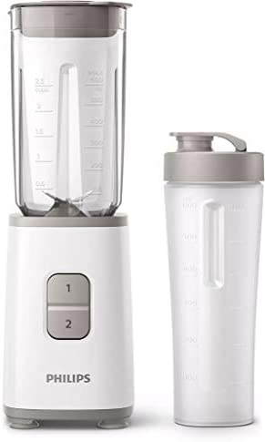 Philips Daily Collection Mini Frullatore Da 350w Con Bicchiere Da Viaggio