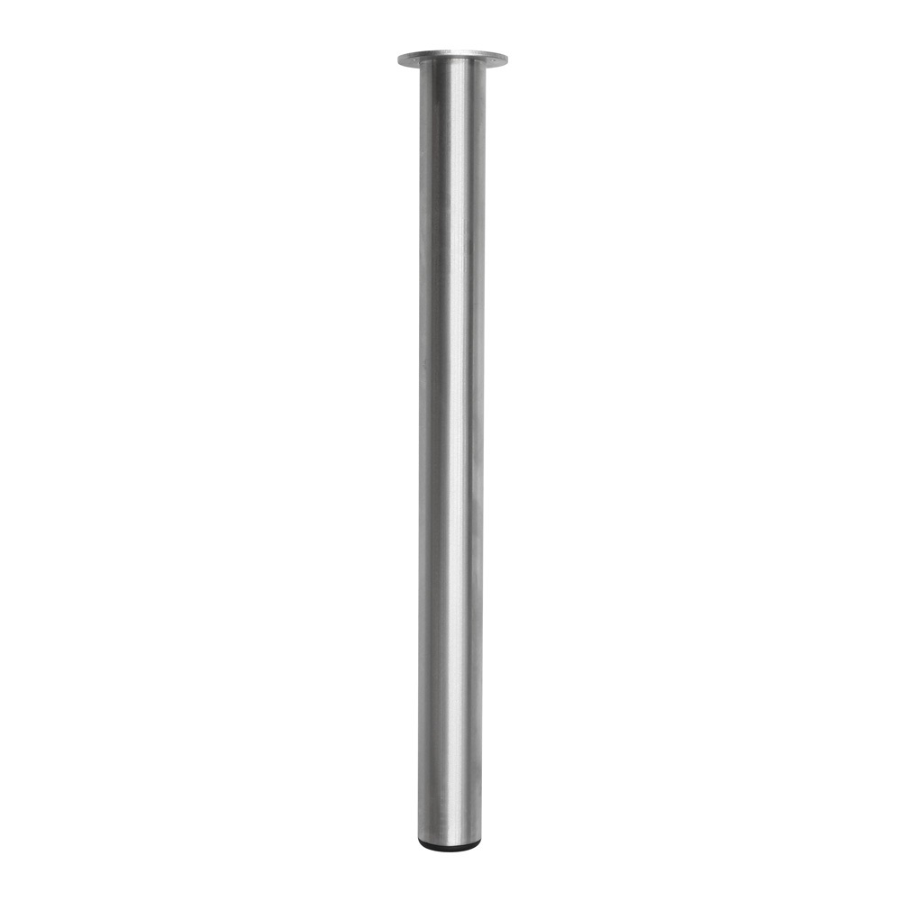 Vivol Edelstahl-tischbeine - Rund - 60 X 720 Mm - Rostfrei & Gebürstet