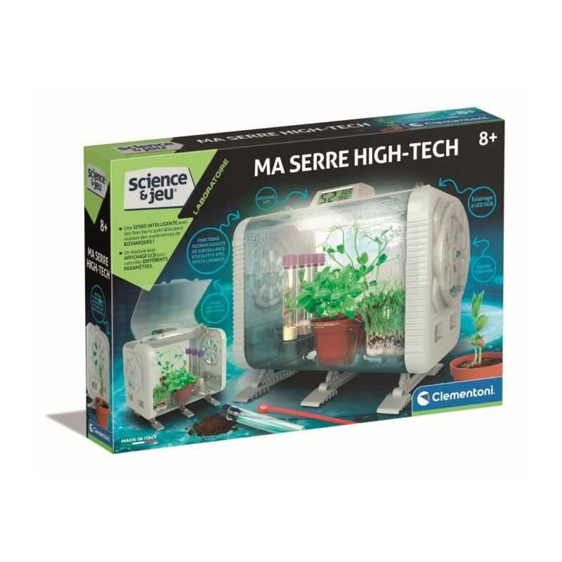 Clemenson Clementoni - My High-Tech Greenhouse - 3 Ways To Grow - Sensors To Control Light. Temperature And Humidity