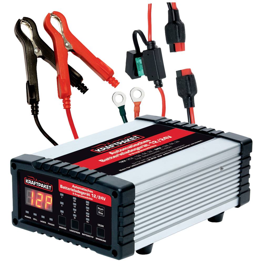 Dino KRAFTPAKET 136340 Kfz-Ladegerät 12 V, 24 V