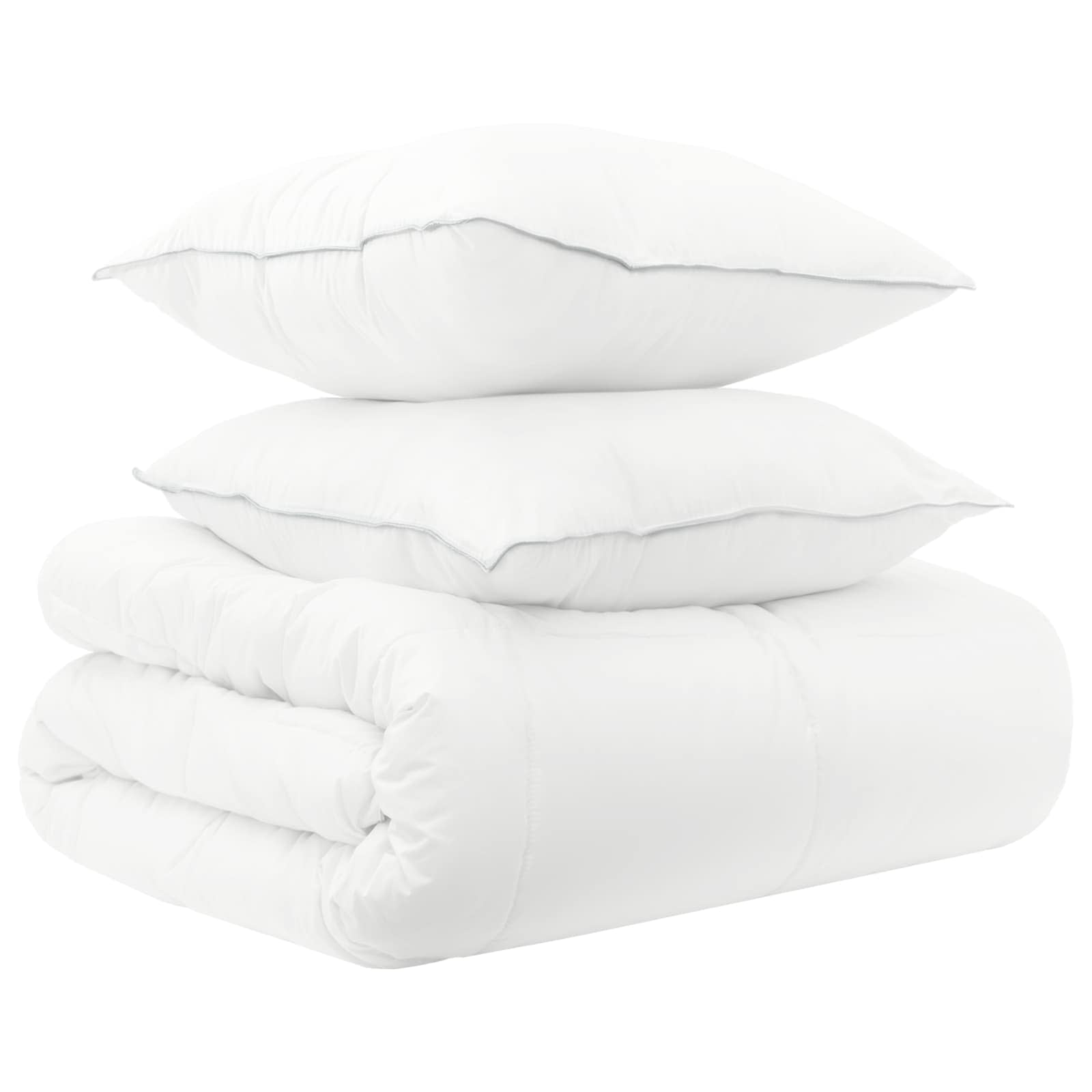 Vidaxl Weiß Bettwäsche-Set 3 Stk. 260 X 220 Cm Für Alle Jahreszeiten Bambus