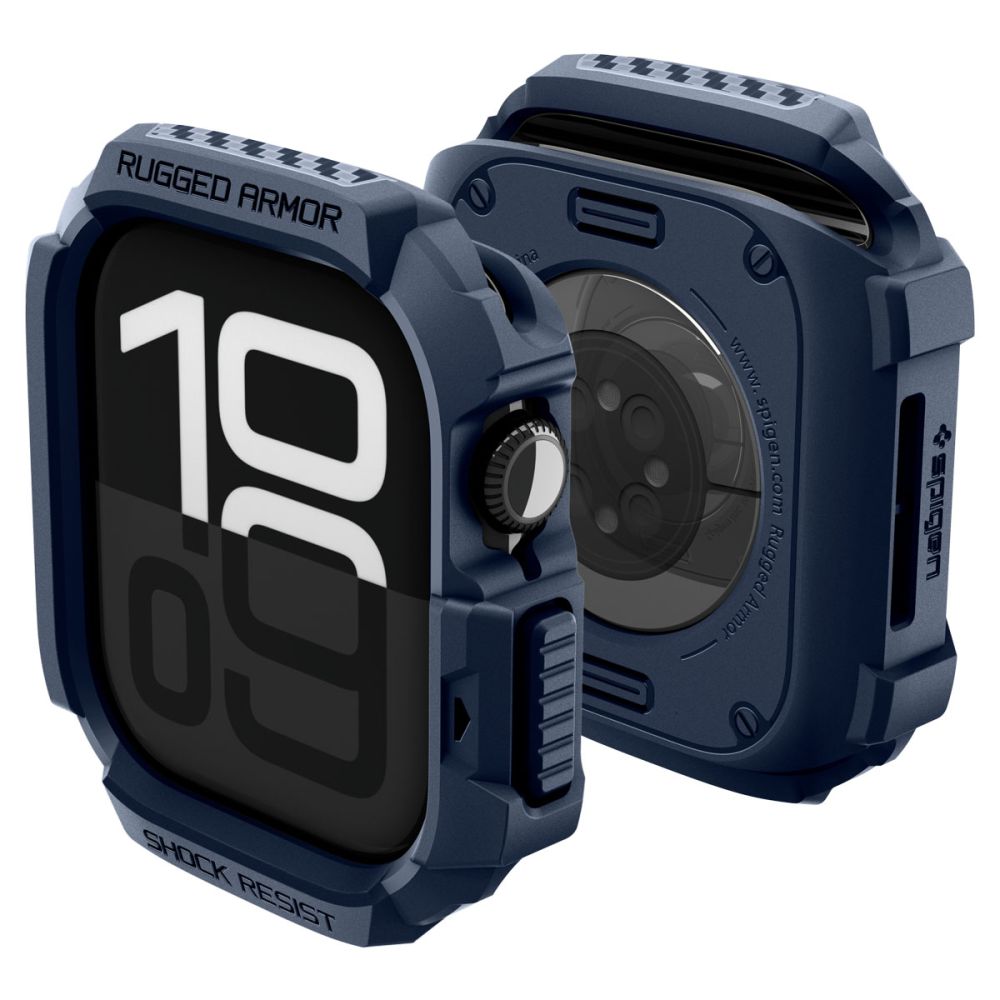 Spigen Blau Rugged Armor V2 Hülle Für Apple Watch Series 10 / 11 42Mm, Marine Acs10492 - Bild 3