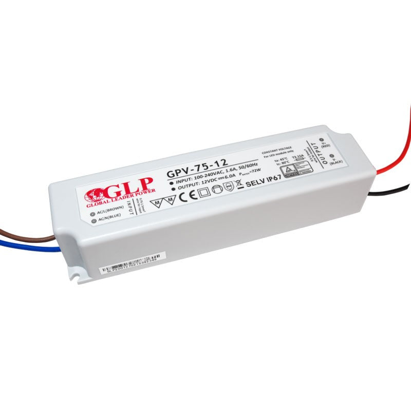 Barcelona Led Außenbereich Netzteil 12V Dc - 75W - Ip67 - Glp