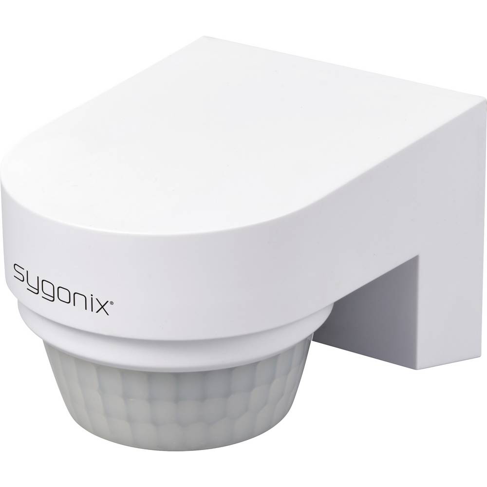 Sygonix SY-6733030 Surface-mount PIR motion detector 240° White IP...