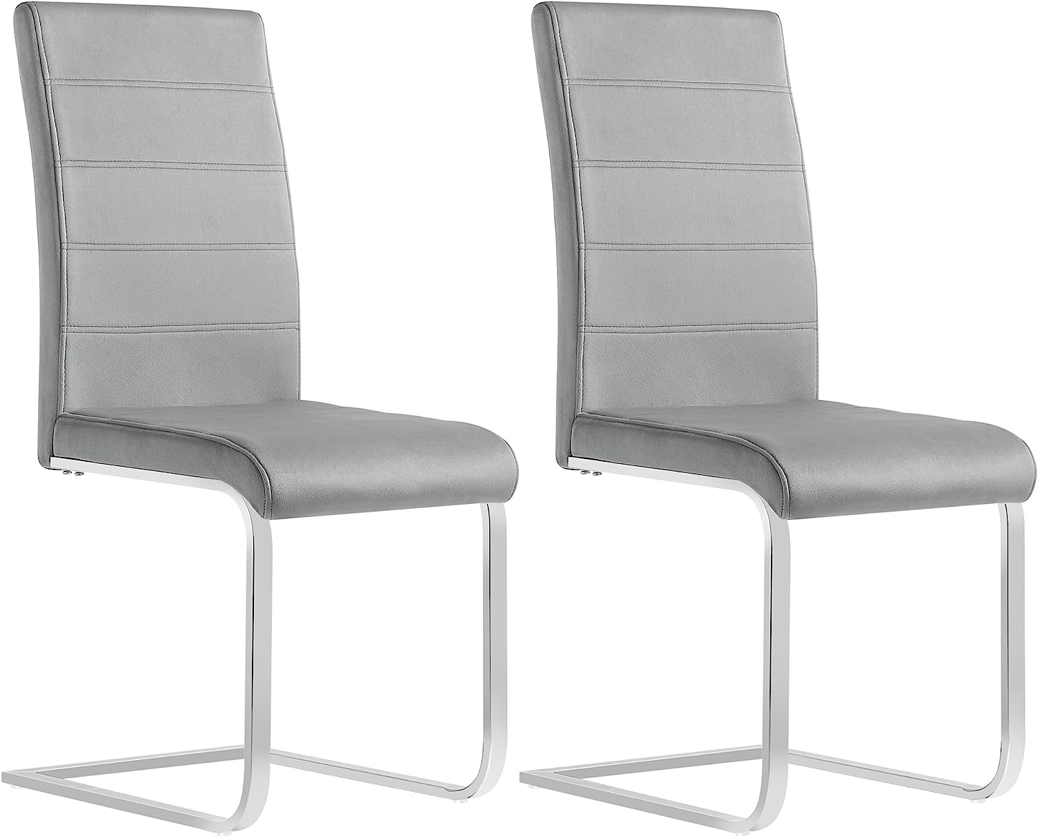 Lot De 2 Chaises Salle À Manger Woltu Chaise Cantilever En Velours