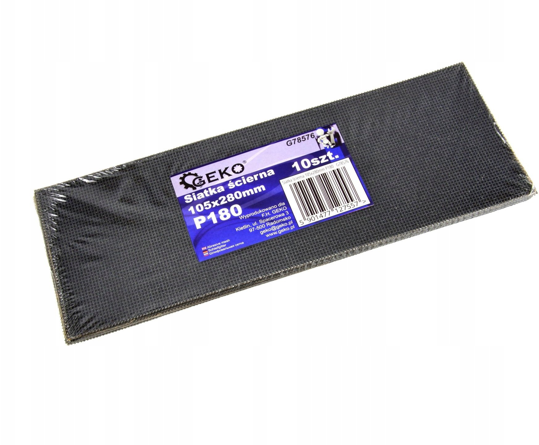 Import Schleifnetz Geko Sanding Mesh 105x280 Mm P180 10er Pack