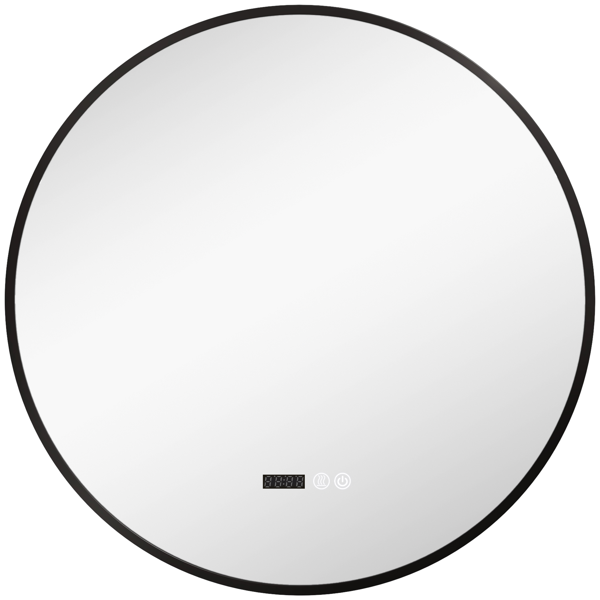 Miroir De Salle Bain Avec Éclairage Led Réglable Antibuée Et Affichage
