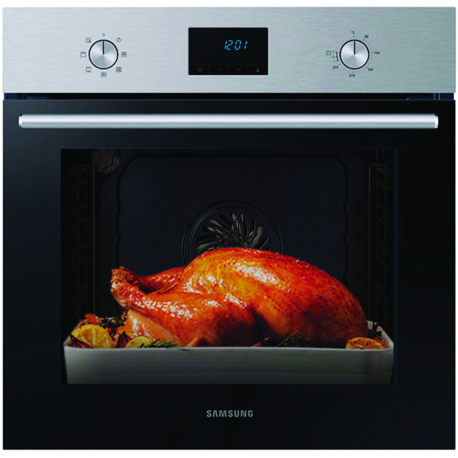 Samsung Nv68a1110bs Forno Multifunzione Ad Incasso Serie 3 68 L A Inox. Dimensione Del Forno: Media, Tipo Di Forno: Forno Elettrico, Capacità Interna Forno Totale: 68 L. Posizionamento Dell'apparec...