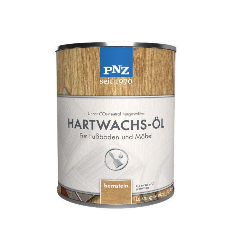 Hartwachs-öl (farblos) (seidenmatt) 2,50 L - 07772 - Pnz