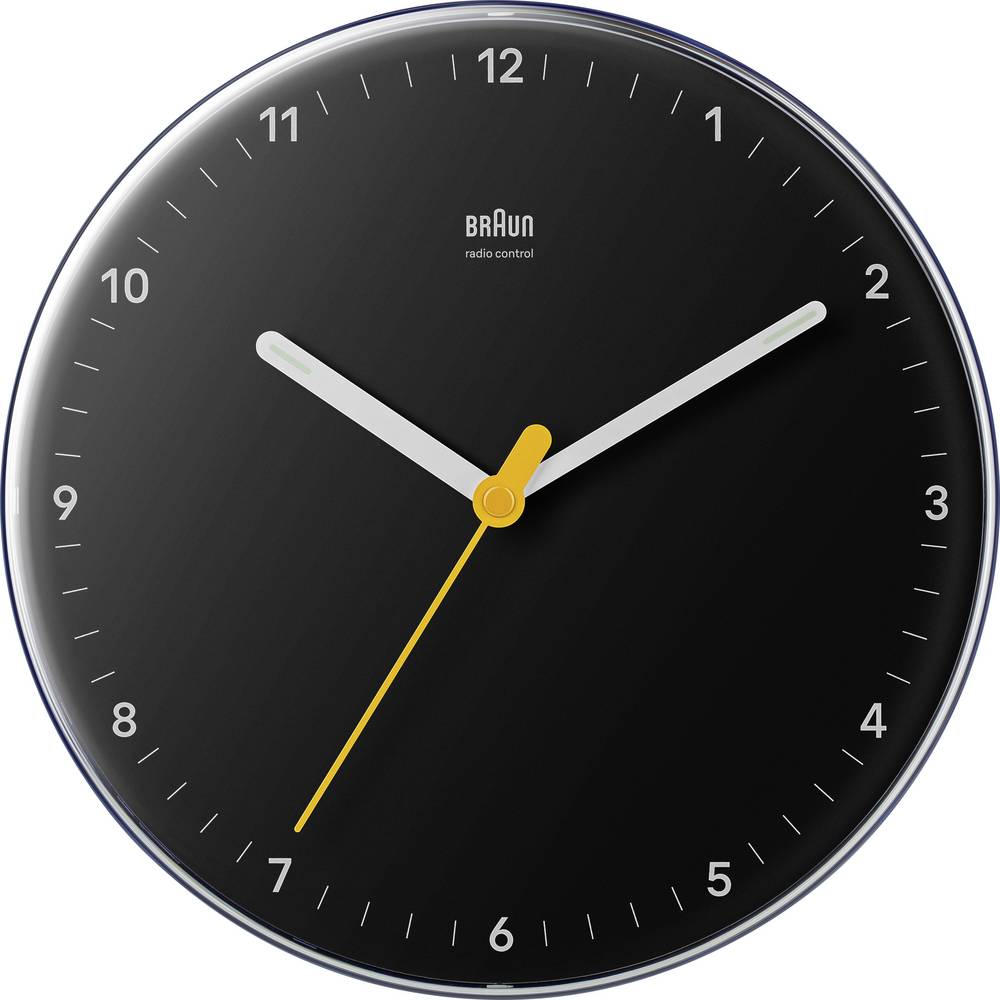 Horloge Murale Braun 67684 Radiopiloté(e) 230 Mm Noir