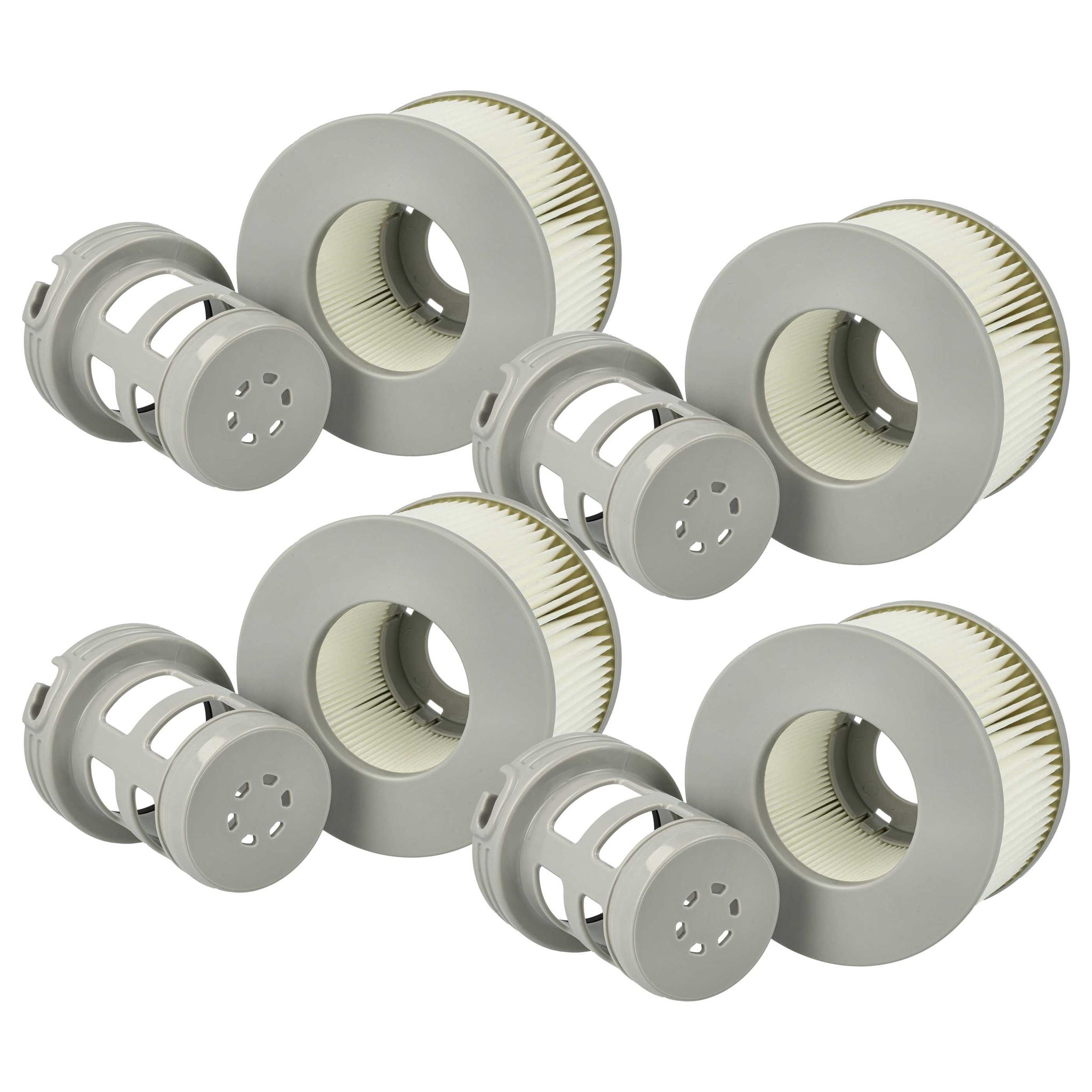 Vhbw 4x Cartuccia Filtro Compatibile Con Mspa Mont Blanc Piscina, Pomp VHBW